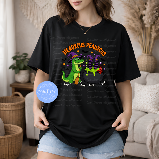 Heauxcus Peauxcus | The gator witch brewing her potion