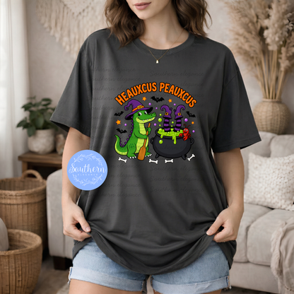 Heauxcus Peauxcus | The gator witch brewing her potion